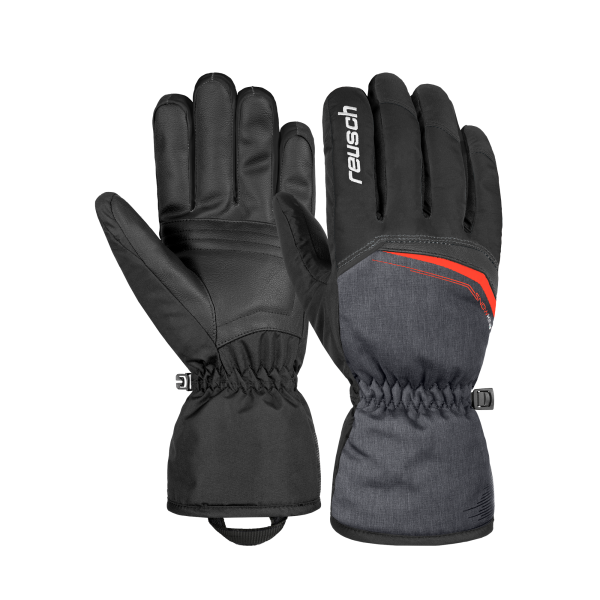 Reusch Snow King 4801198 7680 schwarz rot grau 1